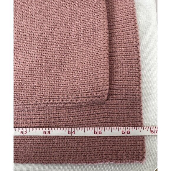 Duluth Womens Pink Knit Hooded Pockets Scarf Cozy Cabincore Winter Layers Girly - Picture 9 of 9